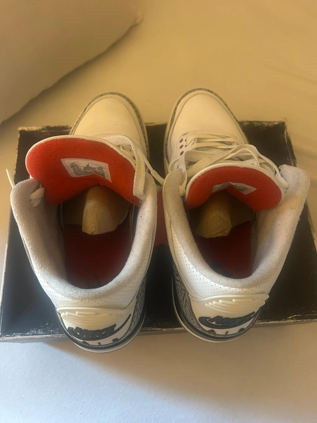 Air Jordan 3 Retro White Cement Sneakers