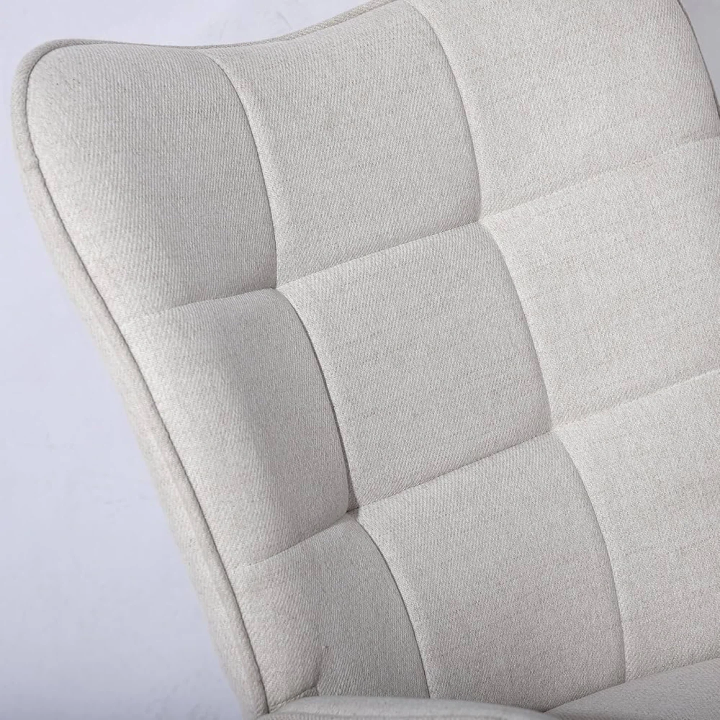 Beige Living Room Accent Chair Leisure Chair - Nursery Armchairs - photo 4