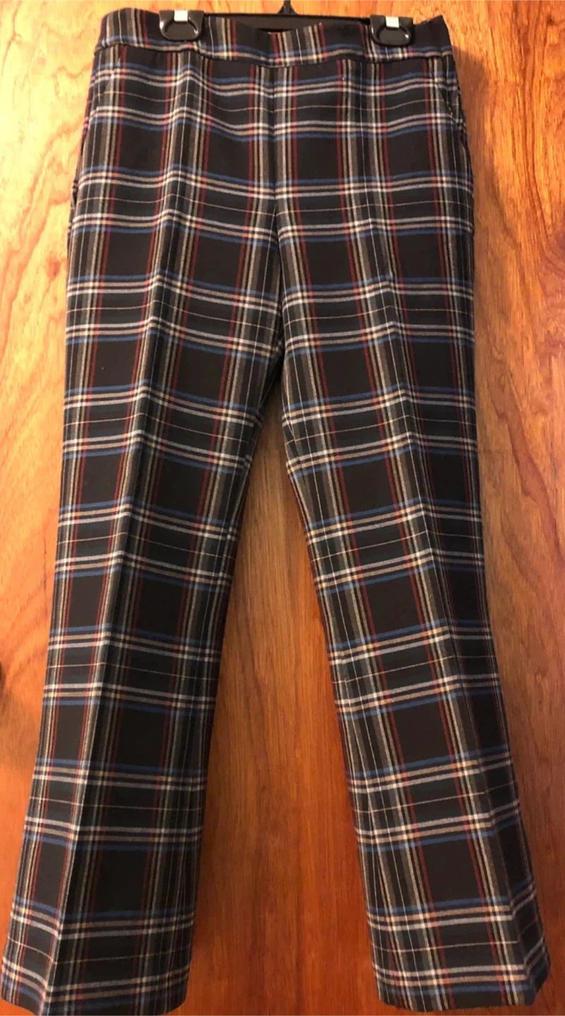 ZARA Woman Plaid Pants