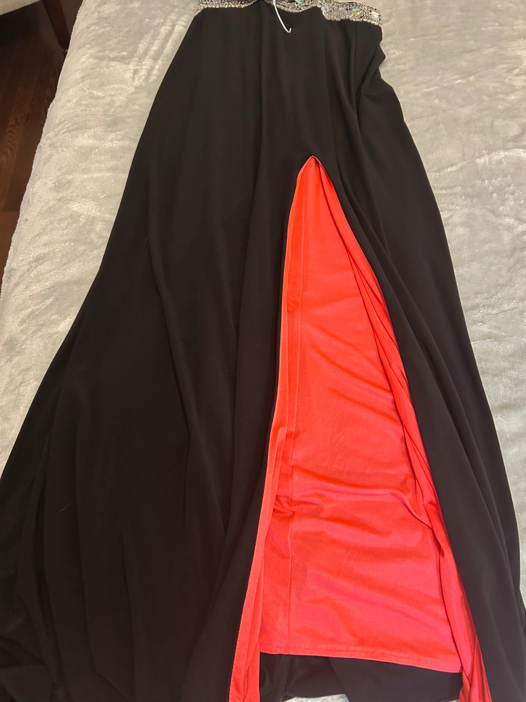 Black Beaded Formal Dress - photo 5