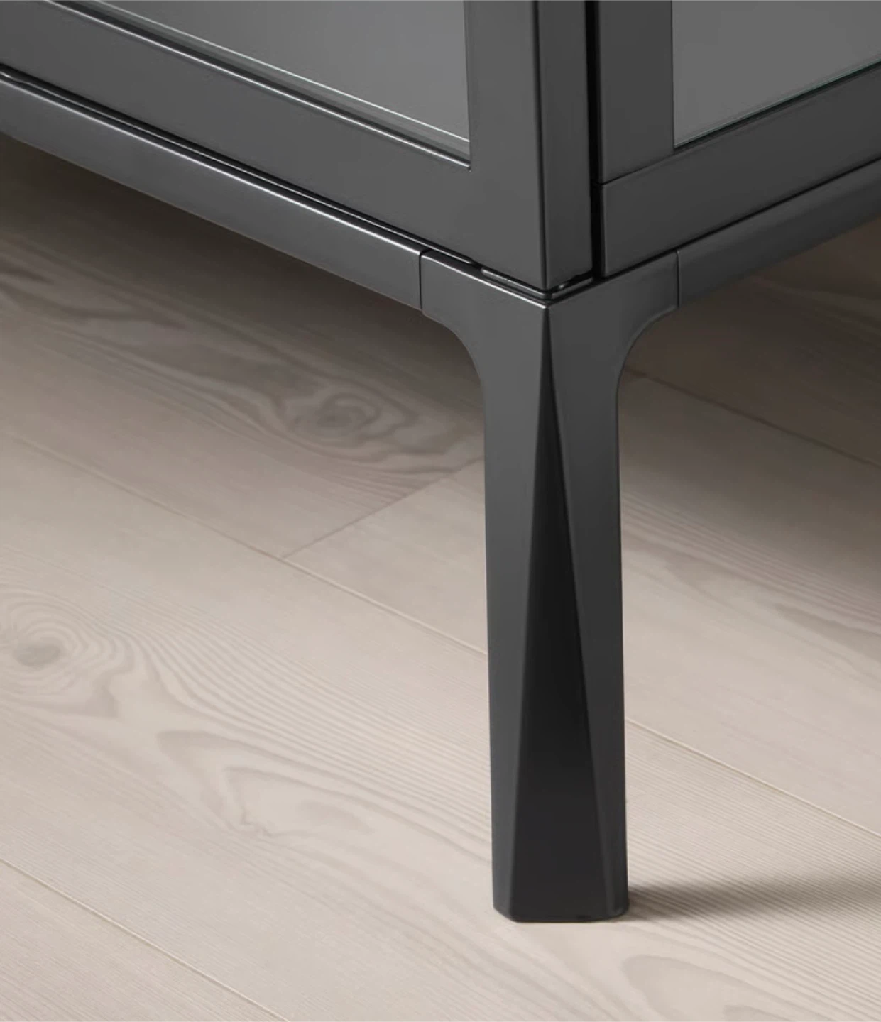 IKEA FABRIKÖR Glass-door cabinet, black-brown - photo 2