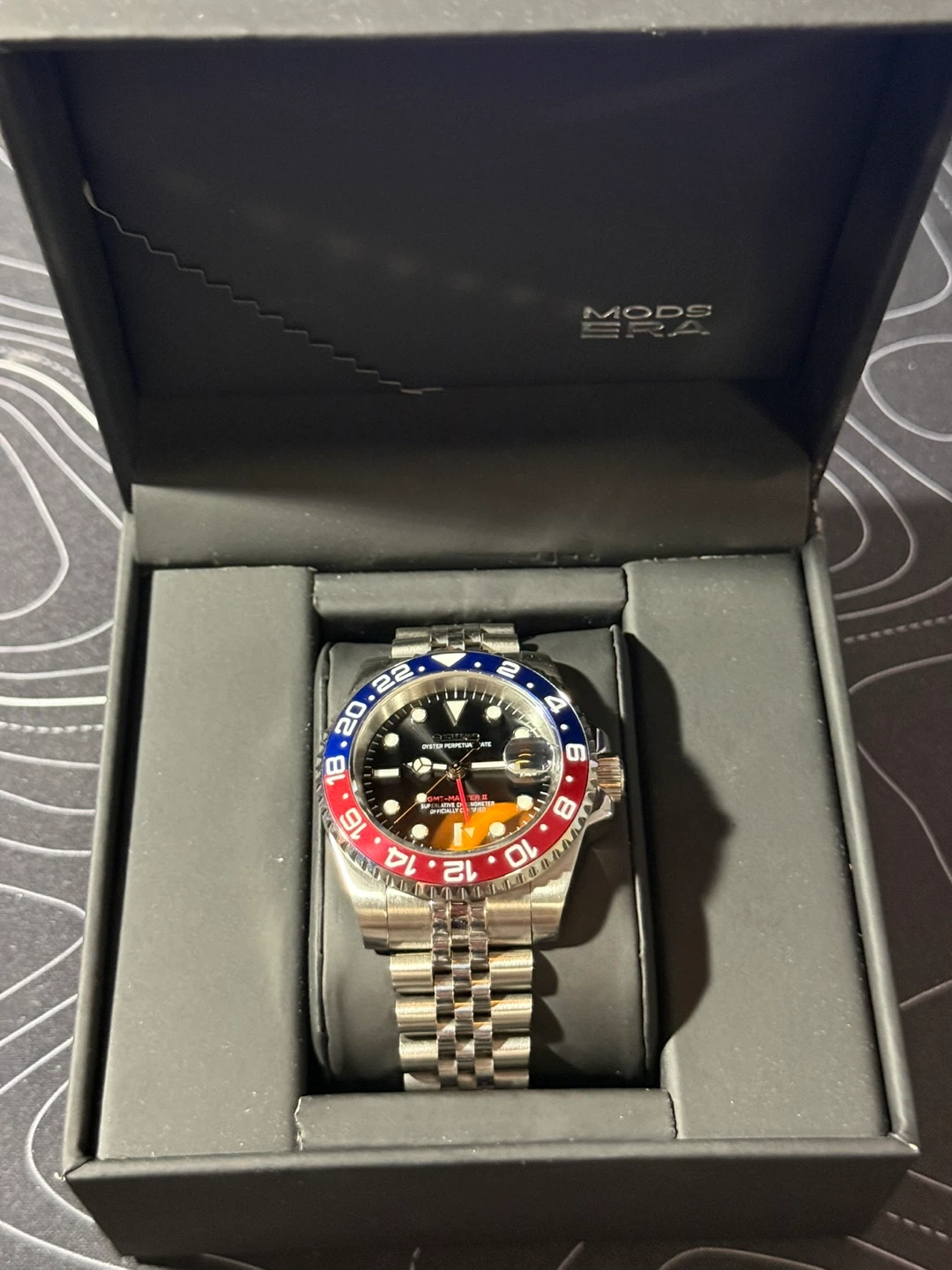 Seiko GMT "Pepsi" Oyster Perpetual Date Watch - photo 2