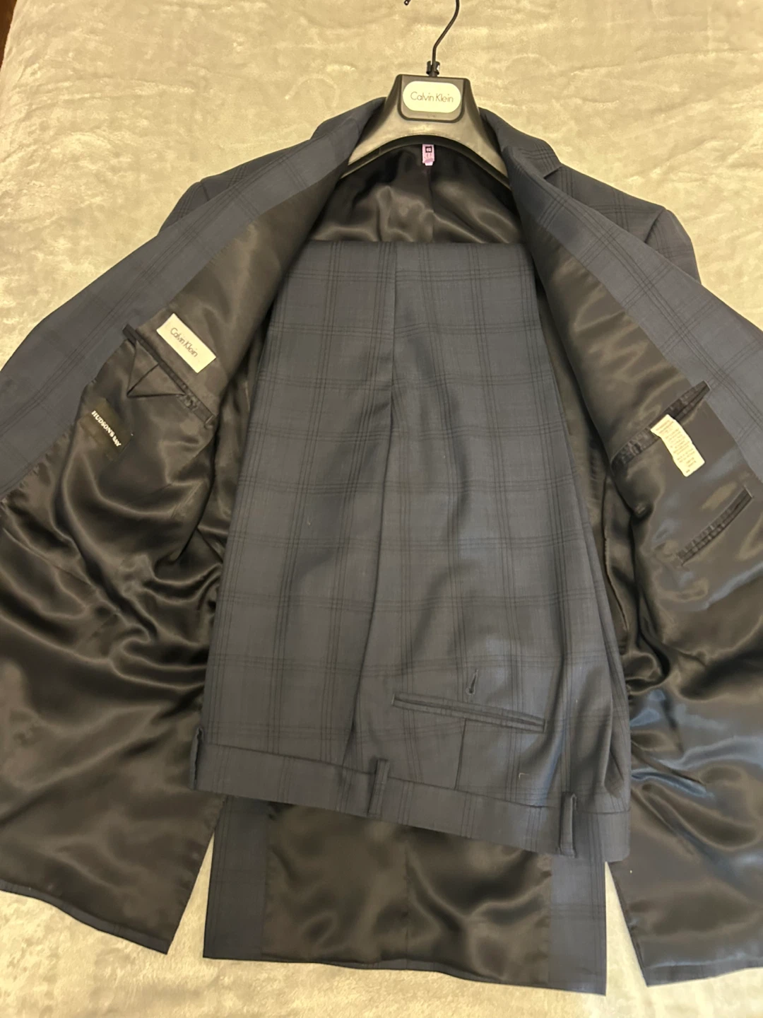 Calvin Klein Men's Plaid Wool Suit 40R - photo 5