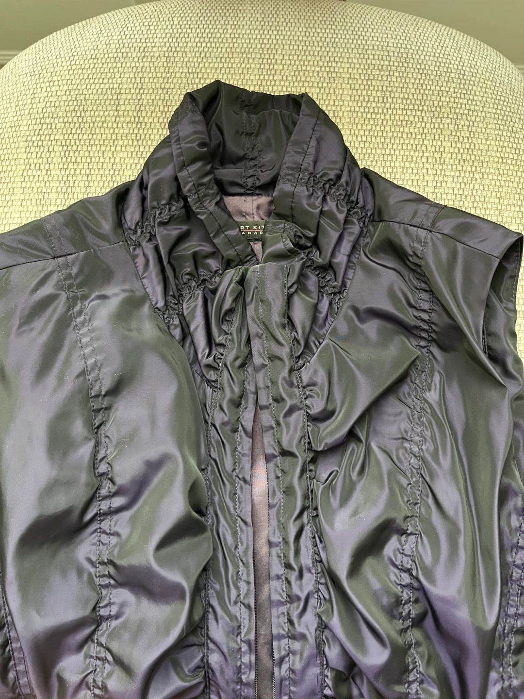 Robert Kitchen Canada Black Ruched Vest - photo 4