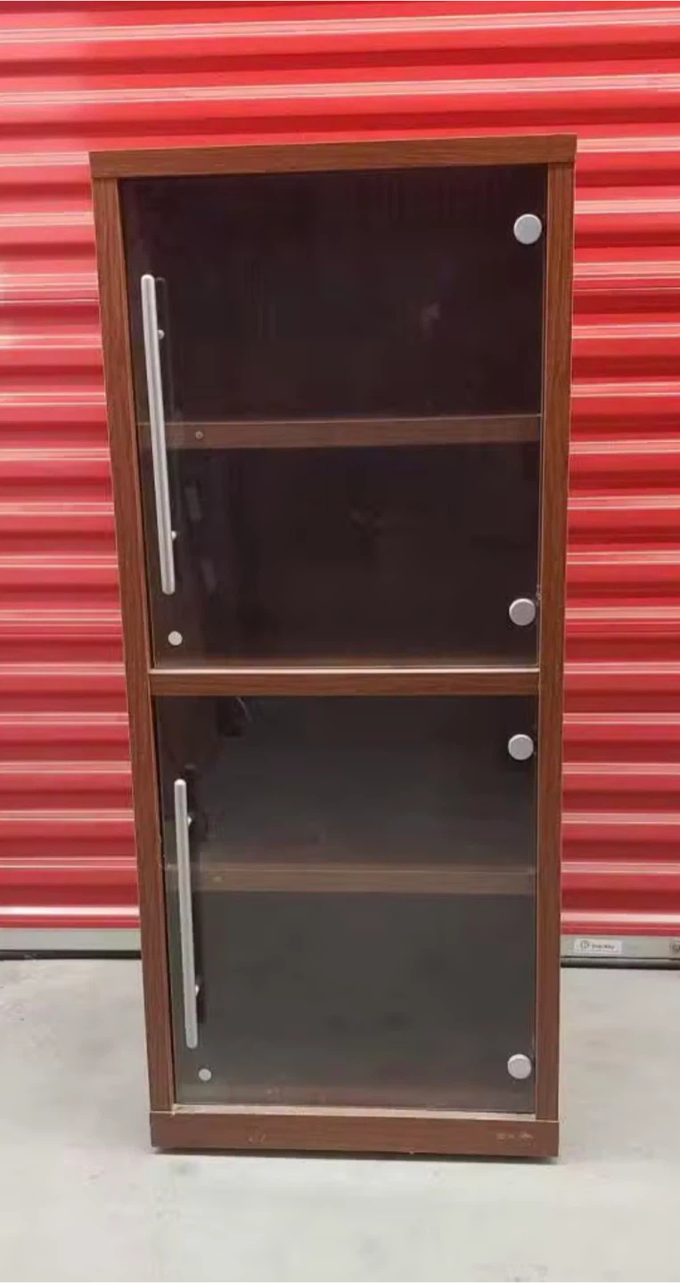 Wooden Cabinet with Glass Doors - photo 2