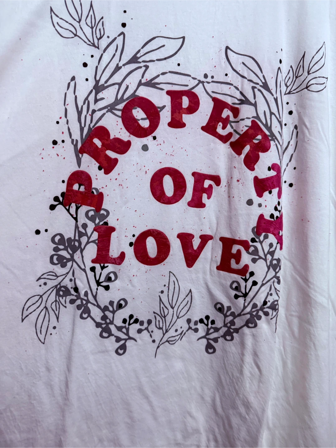 White "Proper of Love" Boyfriend T-Shirt - photo 3