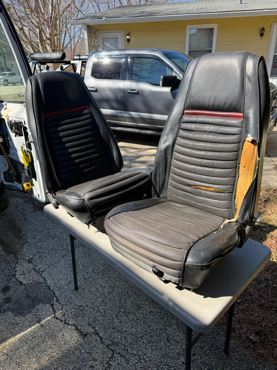 Vintage 1969 Mustang Mach 1 Bucket Seats (Pair)