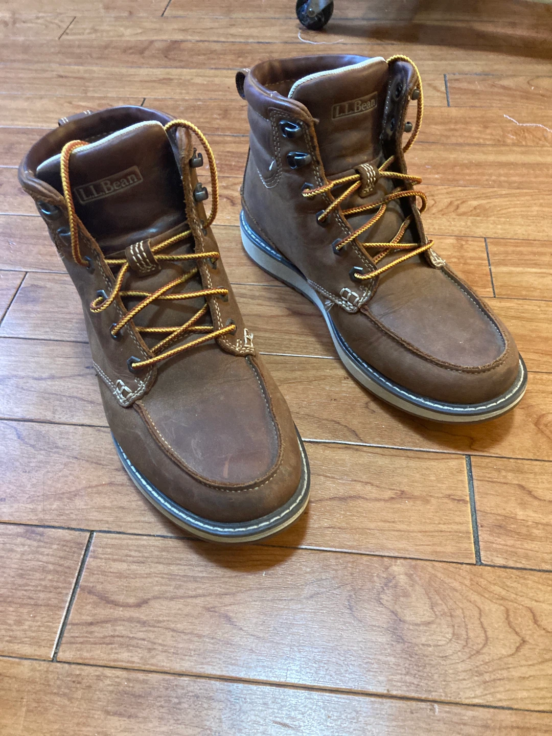 L.L.Bean Brown Leather Boots - Men's 8.5 Medium