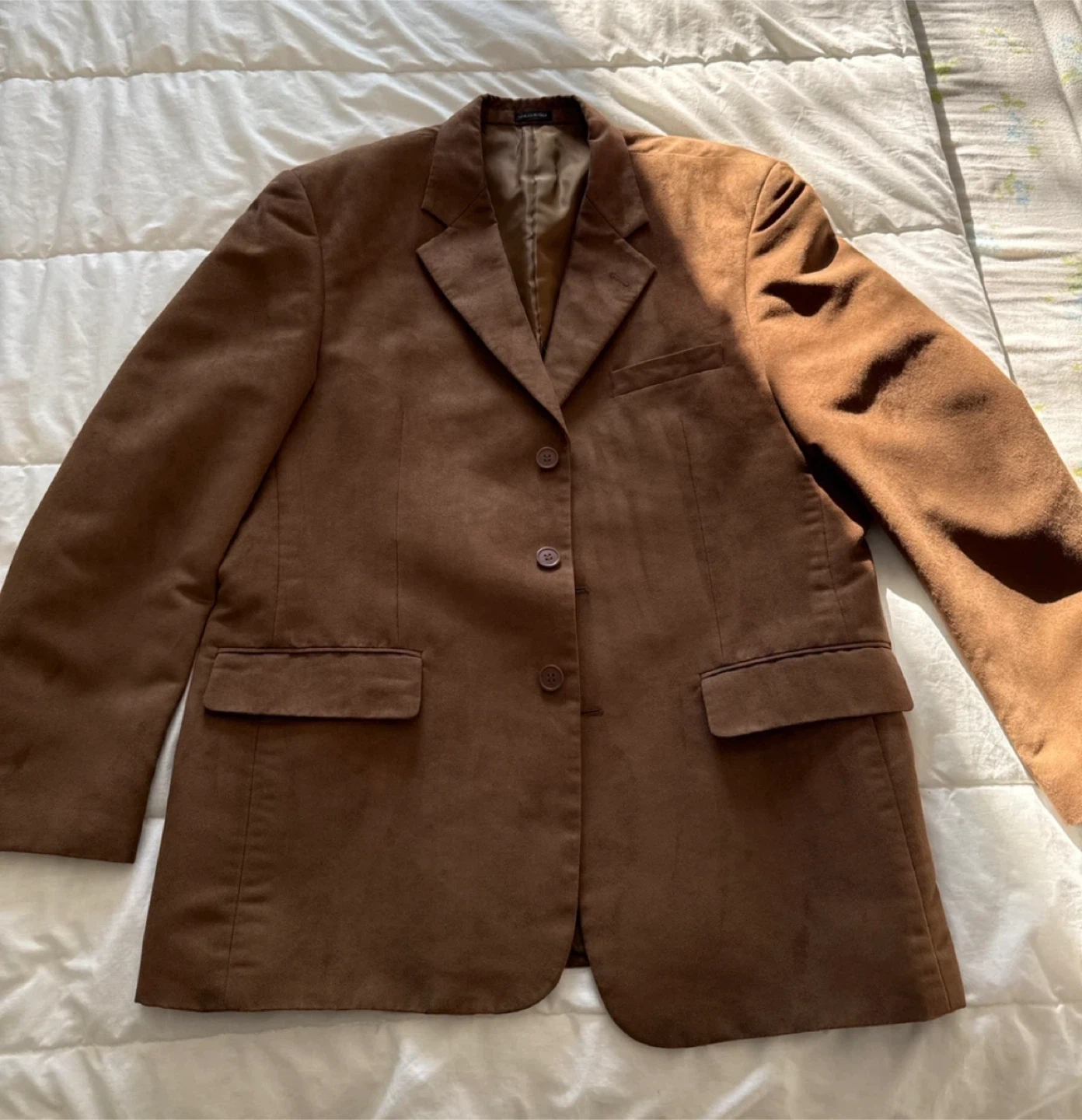 CIGLIANO Brown Suede Blazer