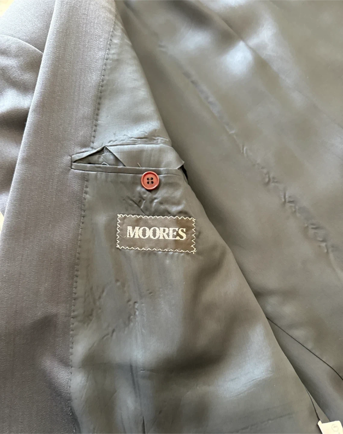 Moores Guido Bellini Double-Breasted Navy Blazer - photo 3