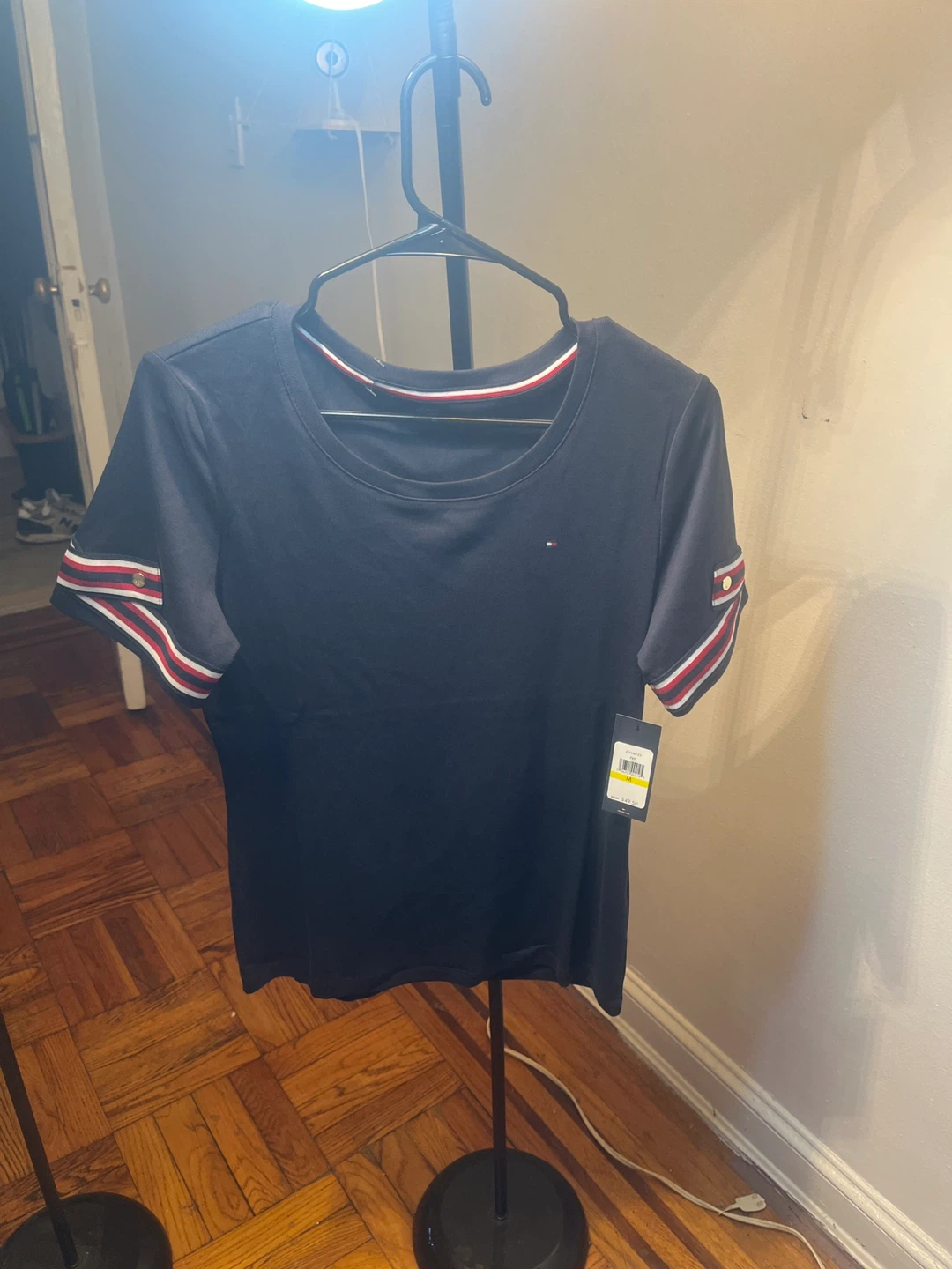Tommy Hilfiger Women's Navy Blue T-Shirt