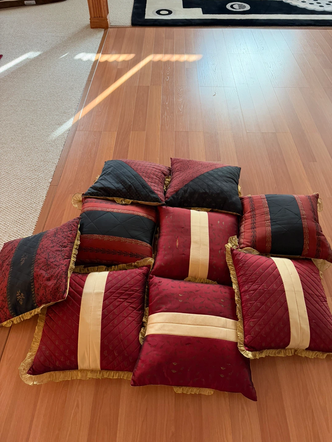 Decorative Throw Pillows (Set of 9)