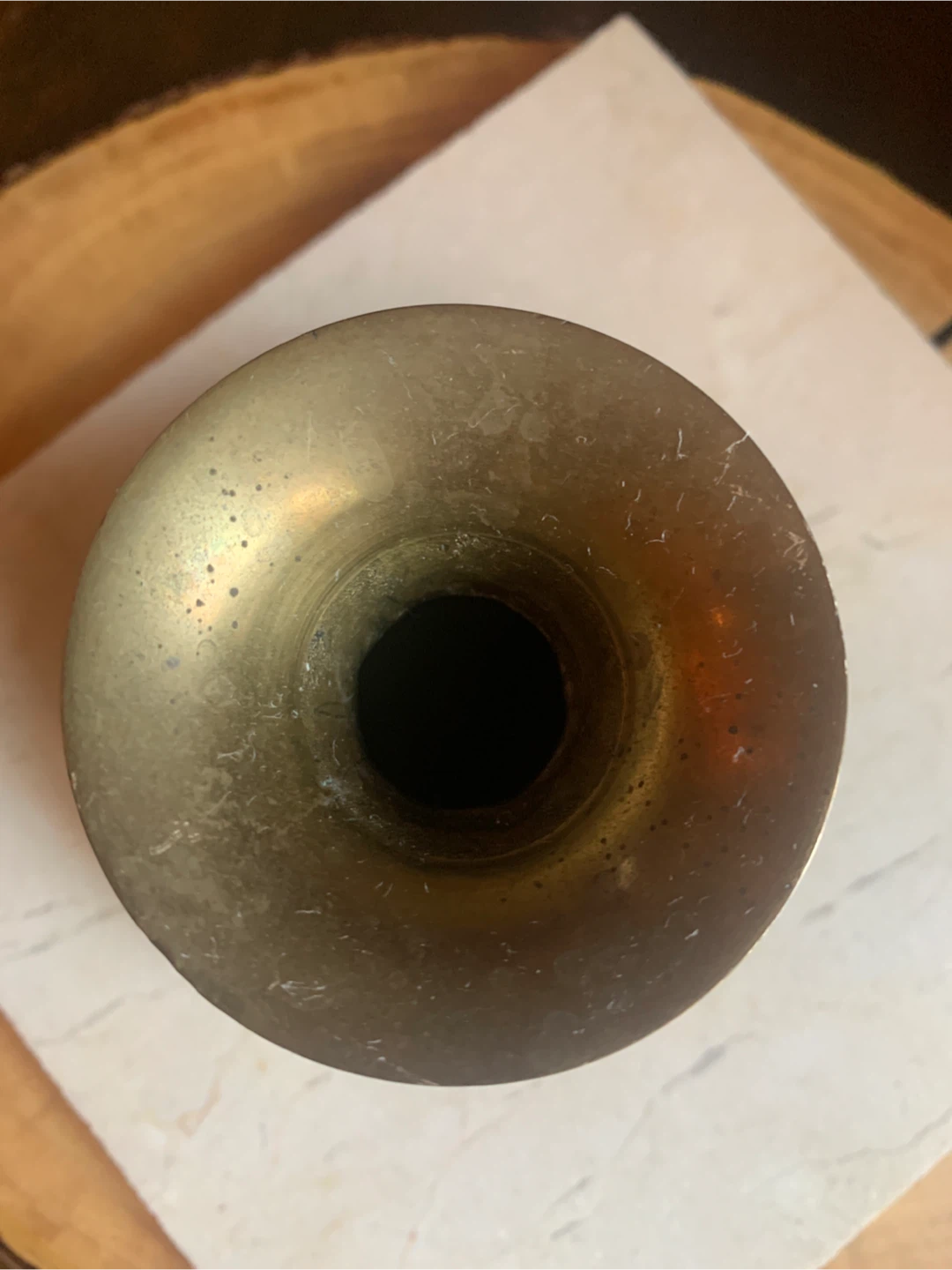 Vintage Brass Cloisonné Enamel Design Vase - photo 3