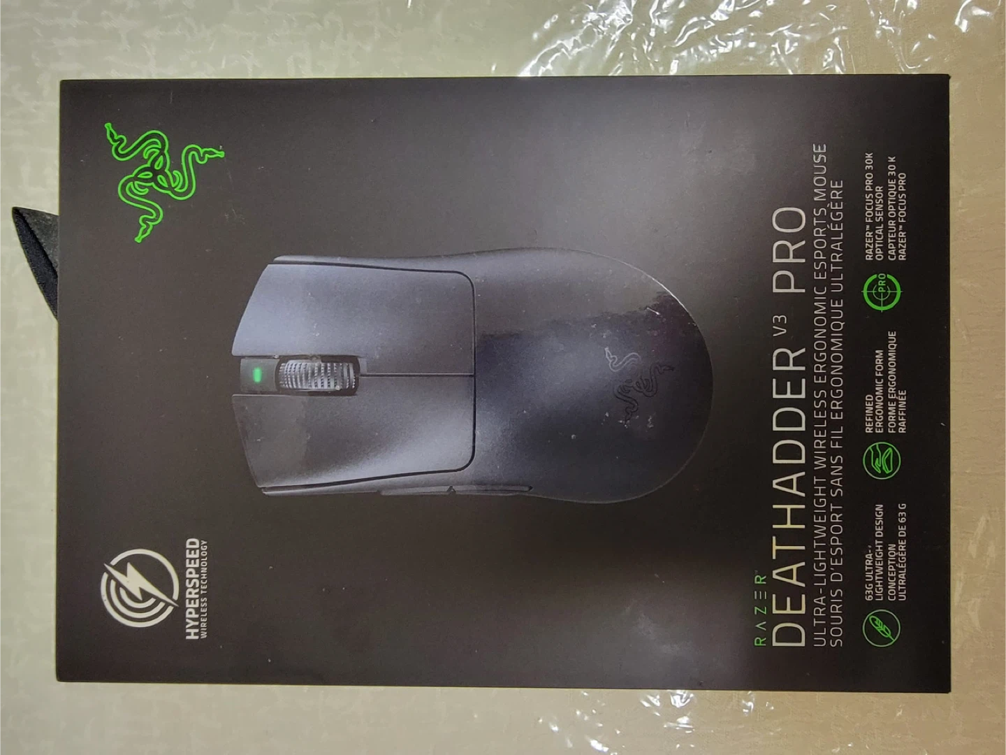 Razer DeathAdder V3 Pro Wireless Ergonomic Esports Mouse