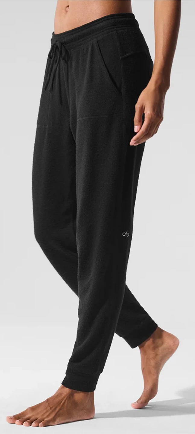 Alo Yoga Soho Sweatpant Black Size S - photo 5