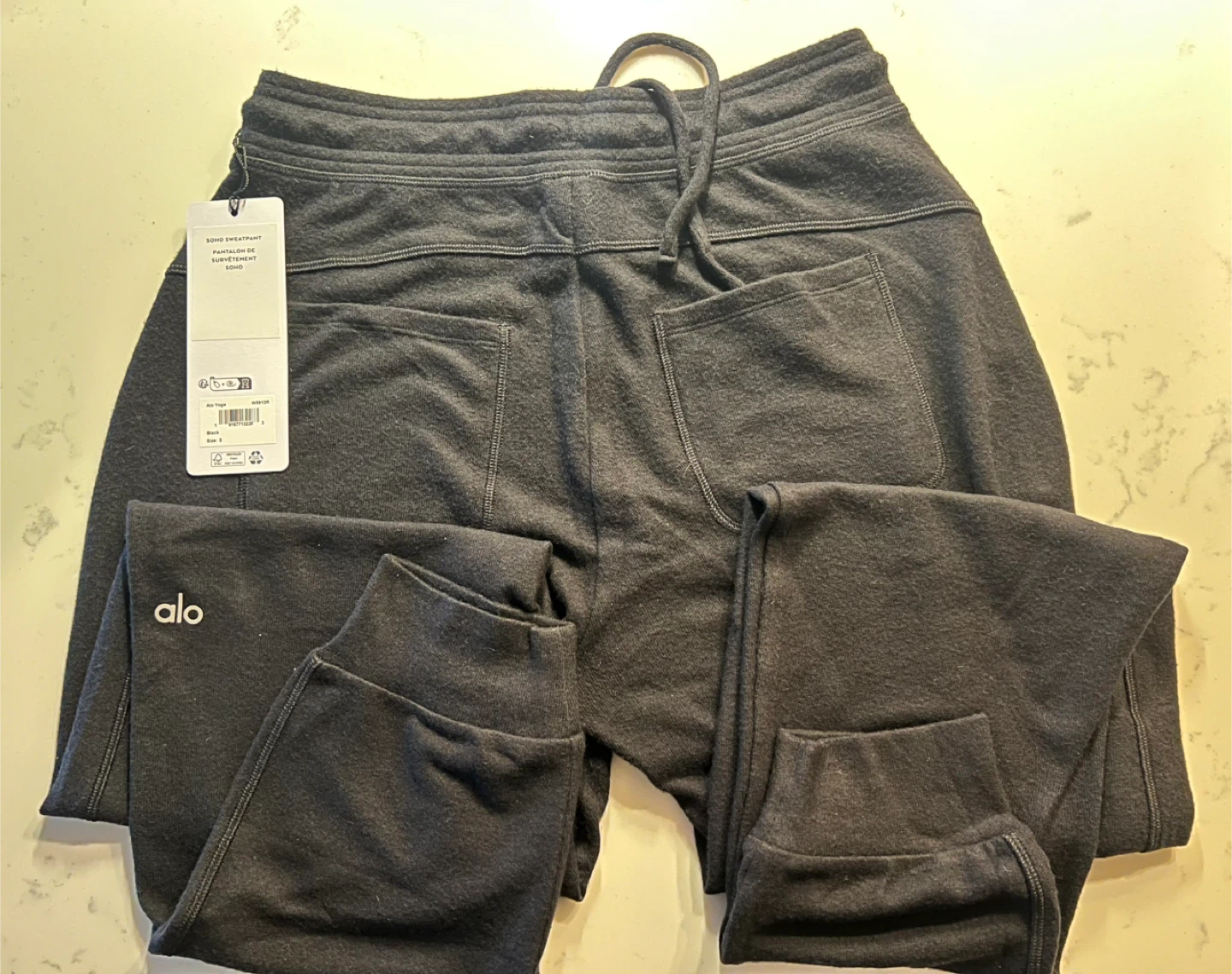 Alo Yoga Soho Sweatpant Black Size S - photo 3