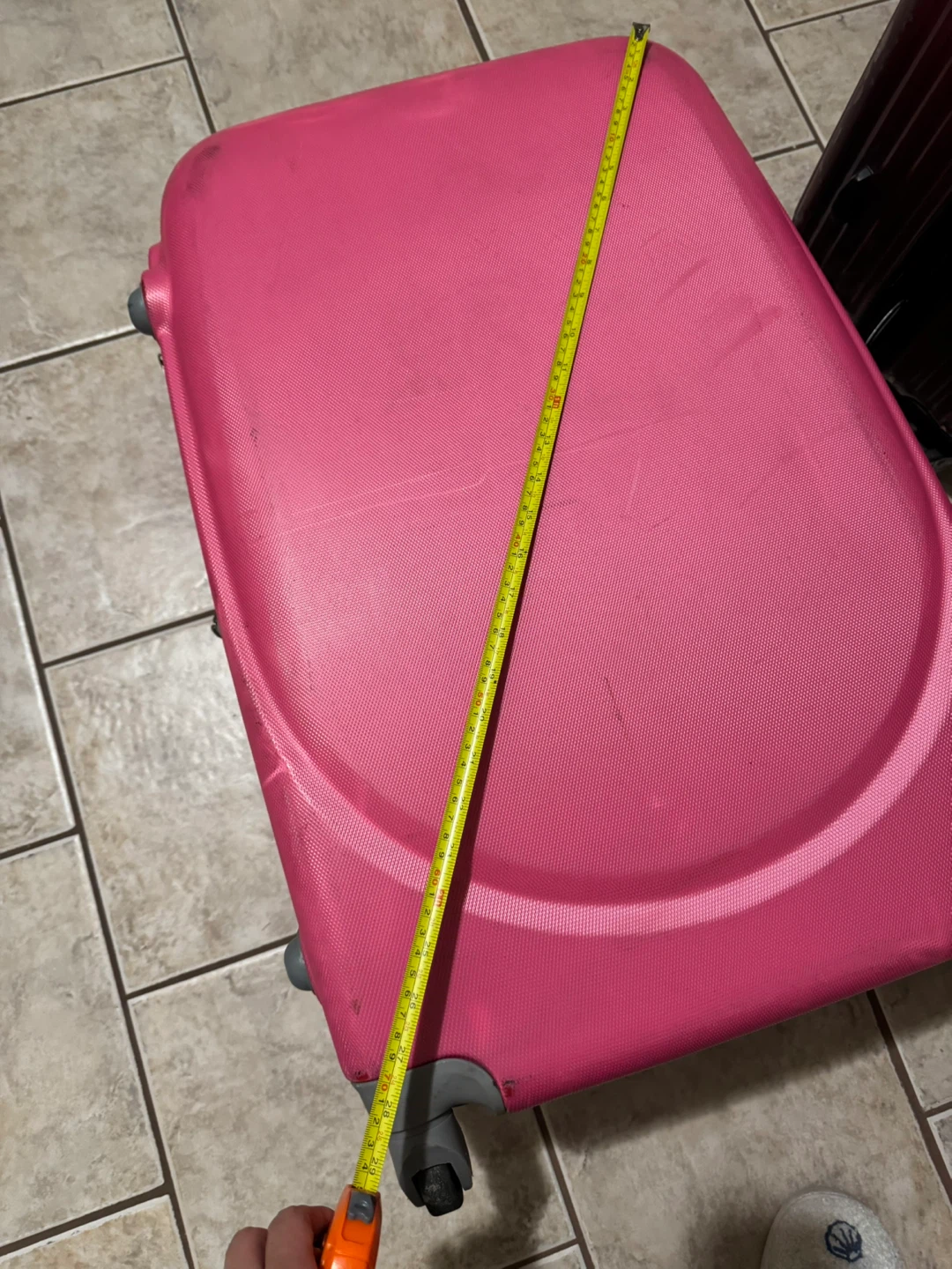 Pink Hardside Suitcase