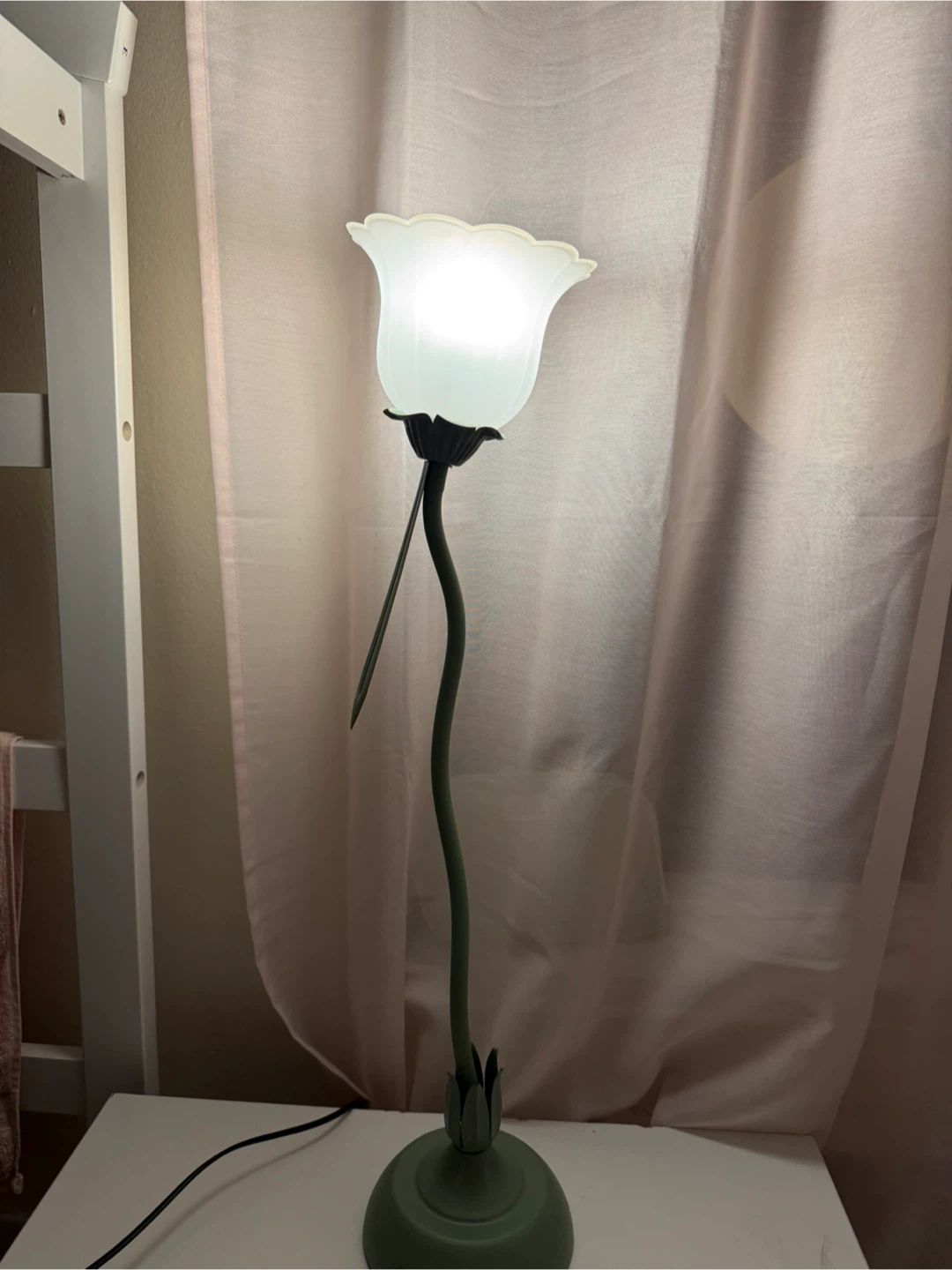 Vintage Flower Lamp - Desk Lamp - photo 4