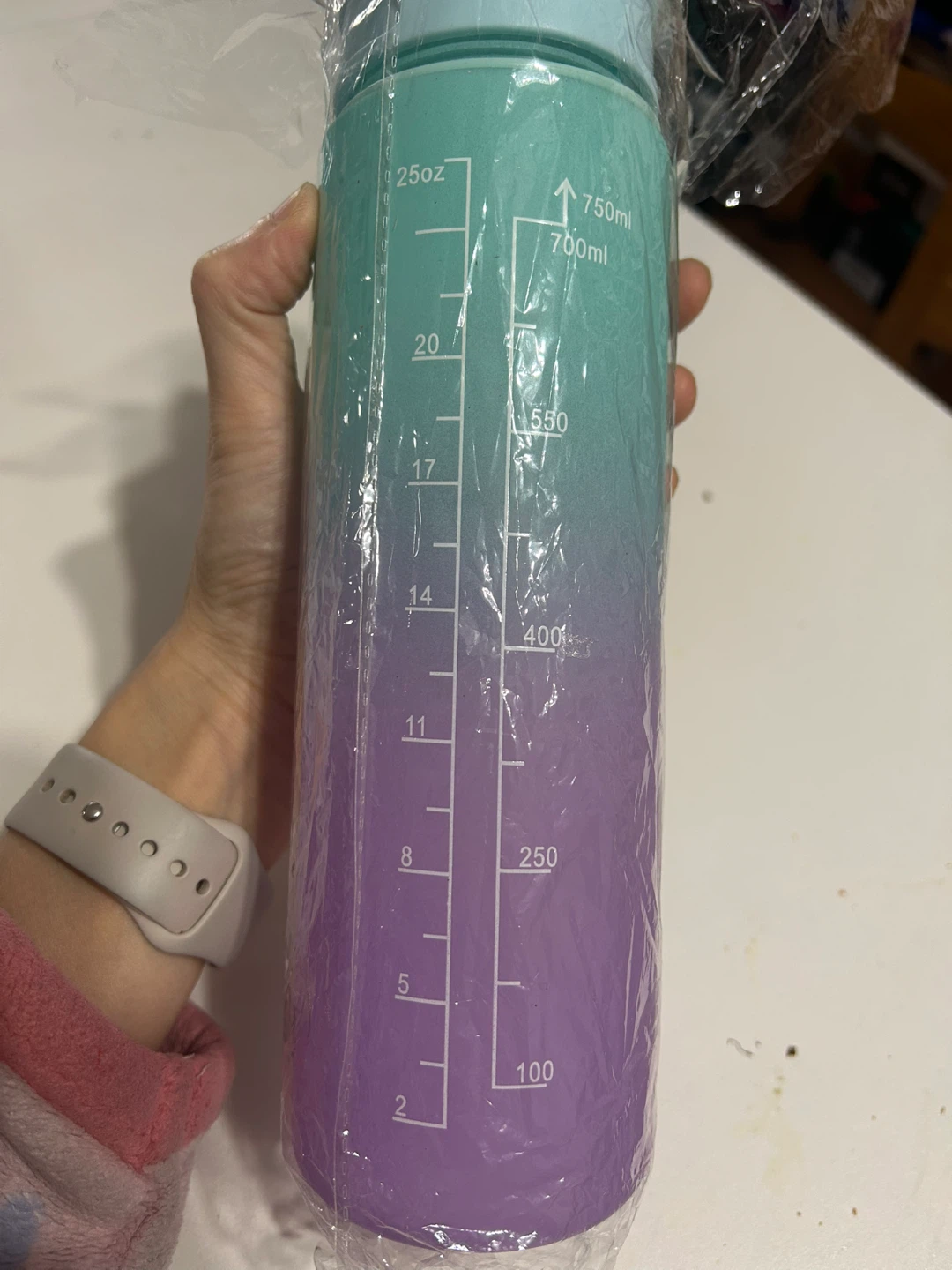 Brand New Water Bottle with Straw 750ml - photo 2