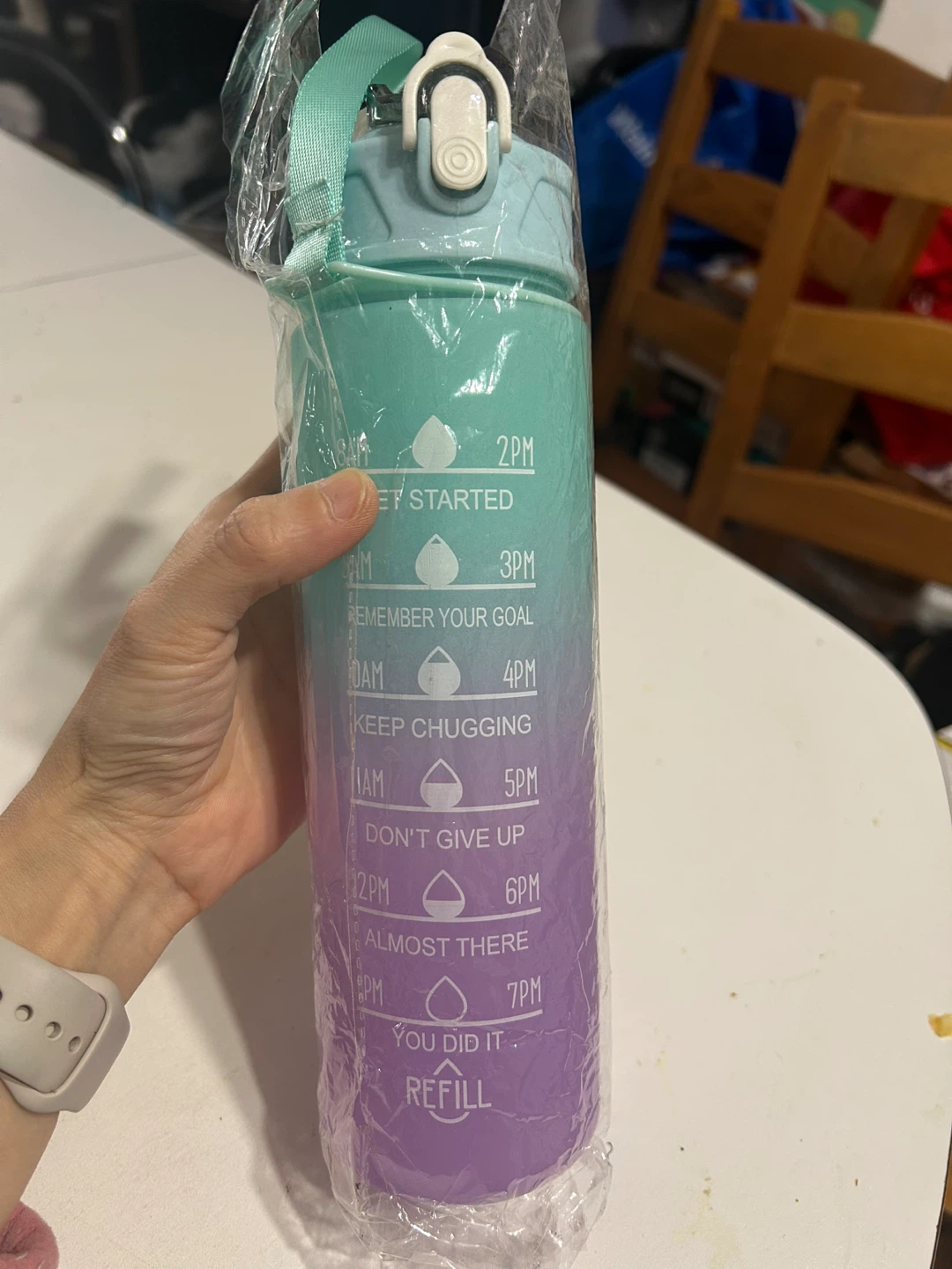 Brand New Water Bottle with Straw 750ml - photo 5