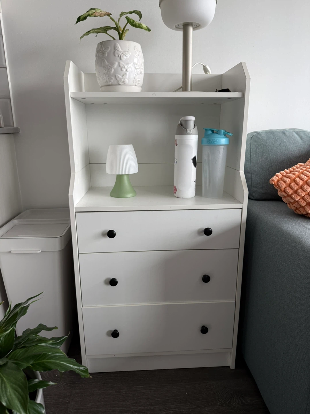 White 3-Drawer Dresser