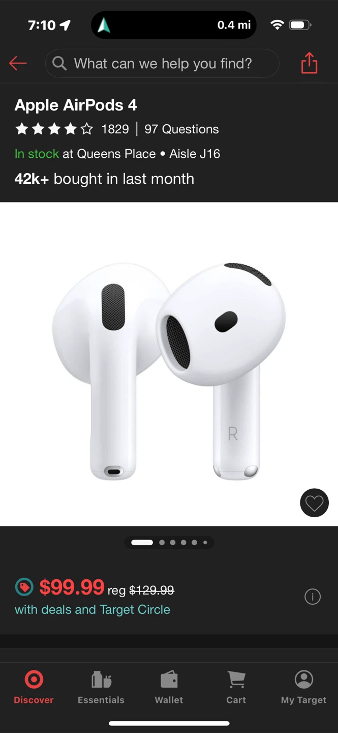 Apple AirPods 4 Wireless Earbuds