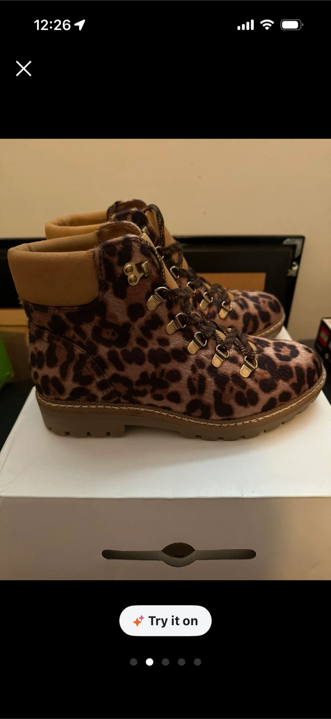 ALDO Women's Leopard Print Lace-Up Boots - photo 2