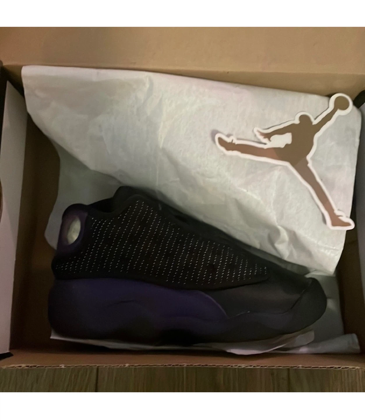 Jordan Kids Air Jordan 13 Retro 'Court Purple' Sneakers Size 7C