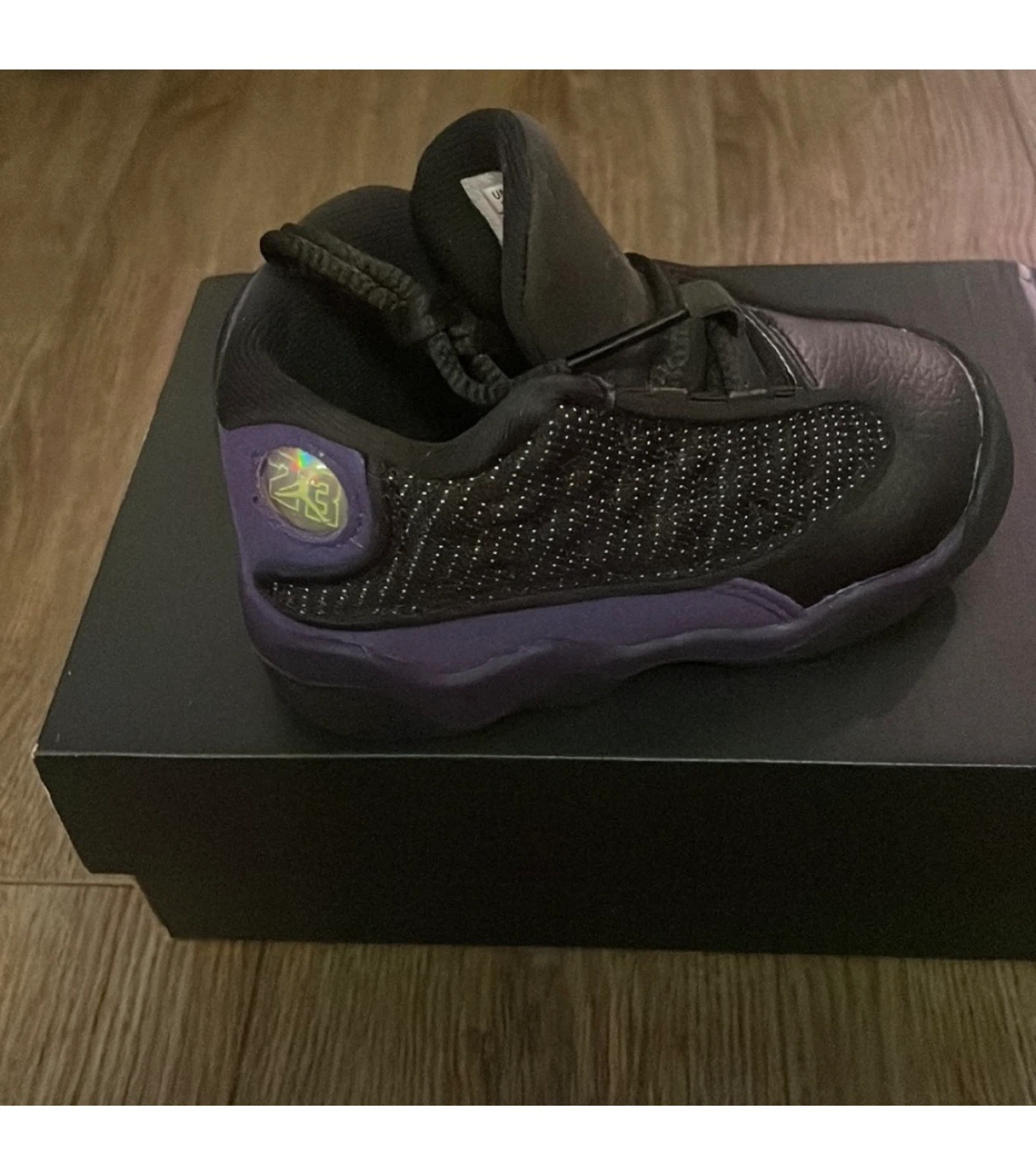 Jordan Kids Air Jordan 13 Retro 'Court Purple' Sneakers Size 7C - photo 3