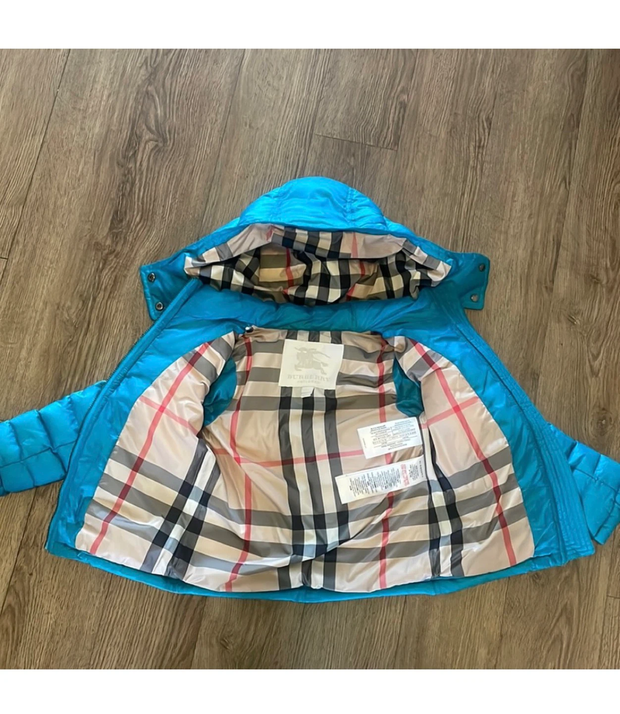 Burberry Children's Puffer Jacket - Blue