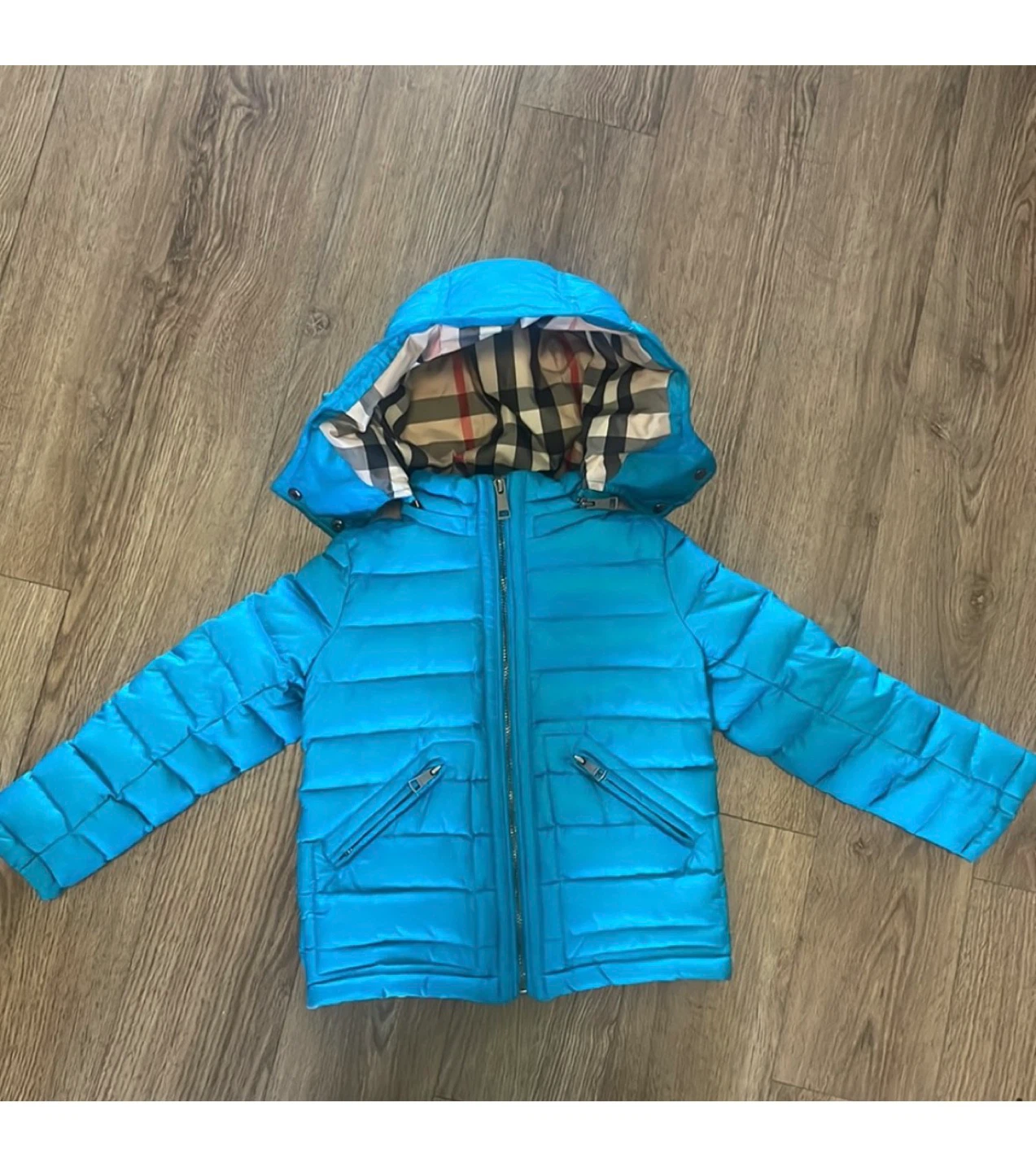 Burberry Children's Puffer Jacket - Blue - photo 2