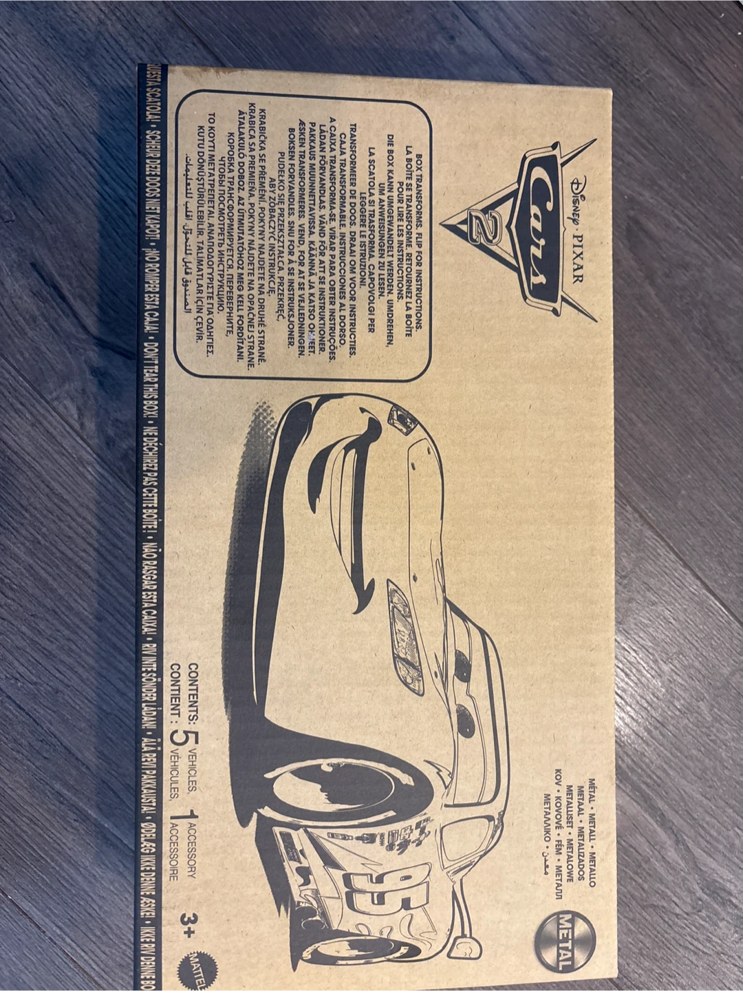 Disney Pixar Cars 2-5 Vehicle and 1 Accessory Set