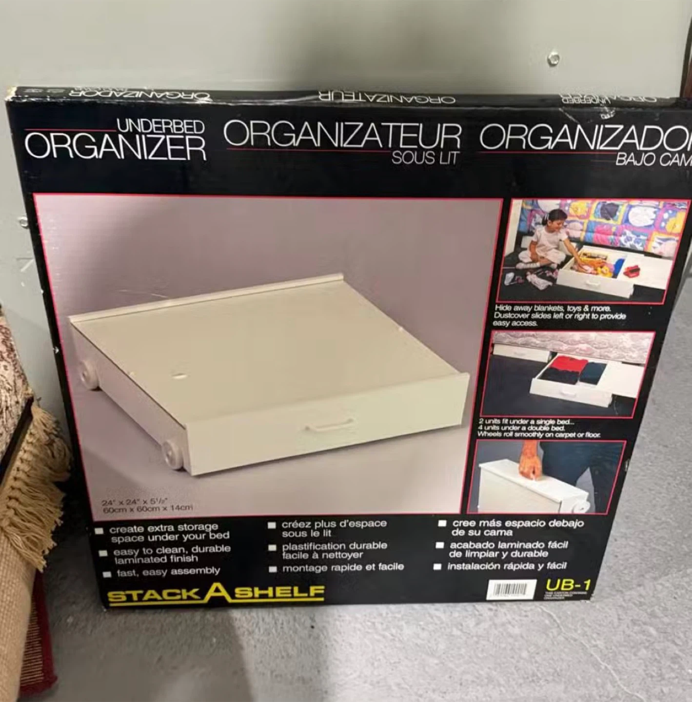 Stack-A-Shelf Underbed Organizer UB-1