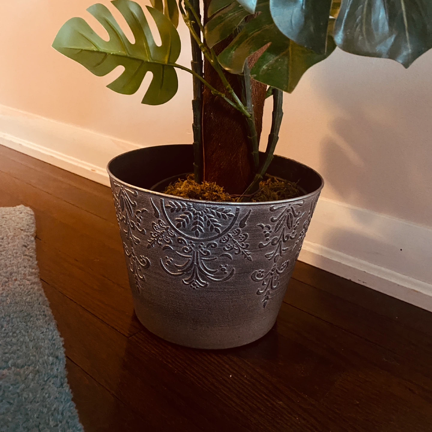 Artificial Monstera Plant in Decorative Pot - photo 2