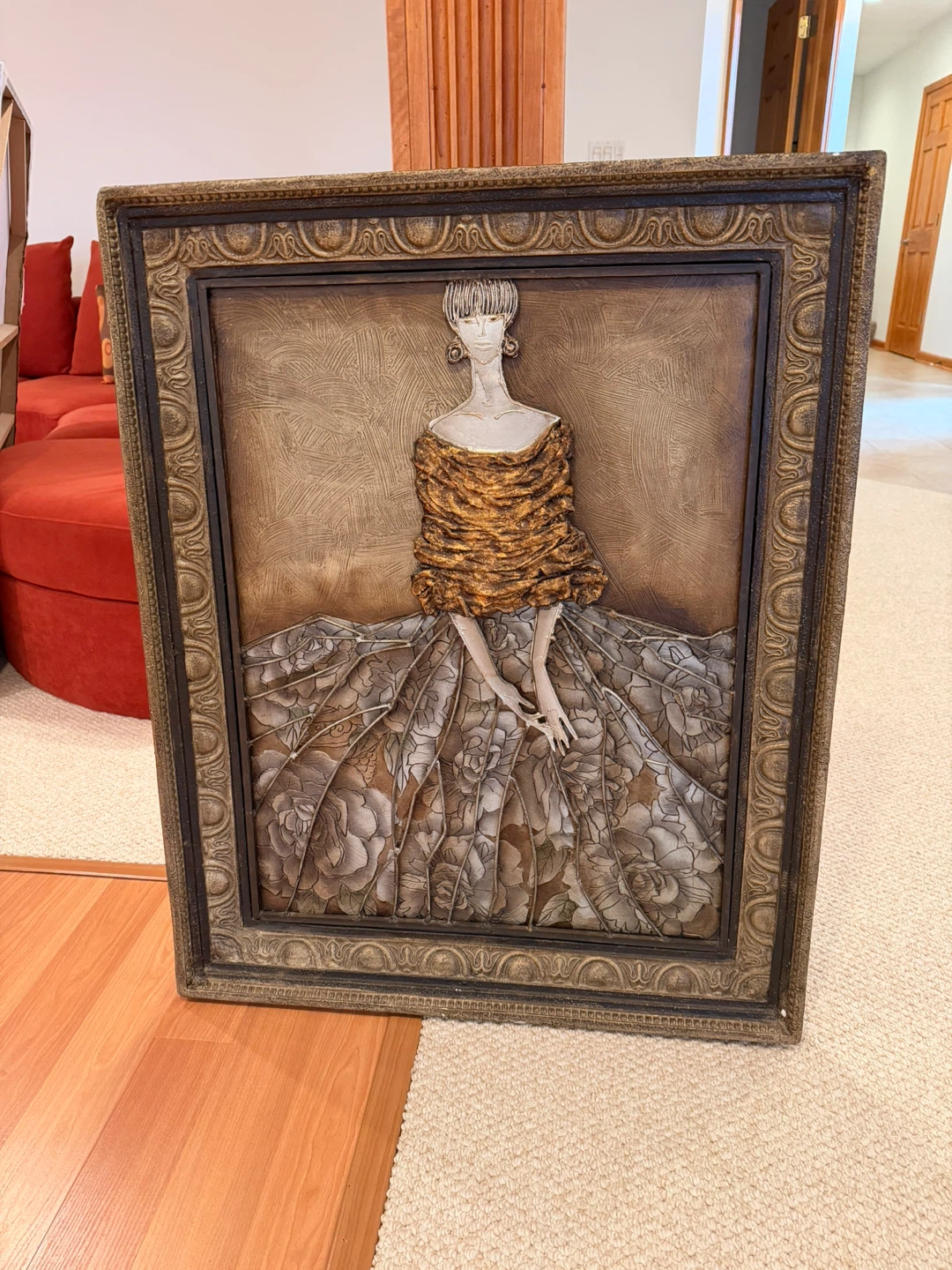 Framed Wall Art - Woman in Gown