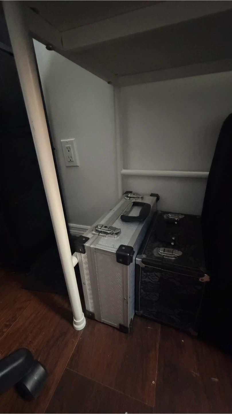 White Desk with Drawer – Small Space Desk - photo 3