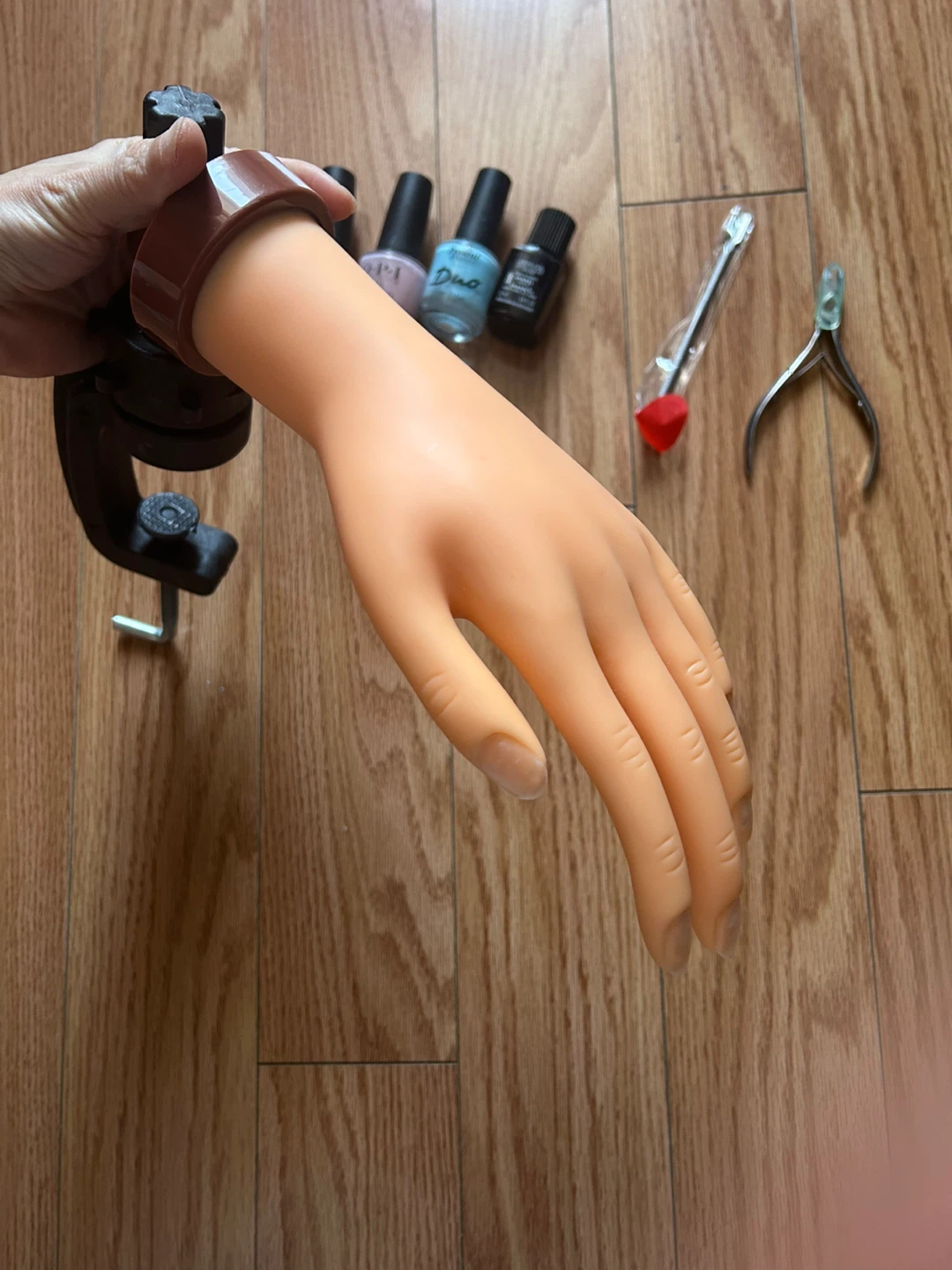 Nail Training Hand with OPI Polishes and Tools - photo 2