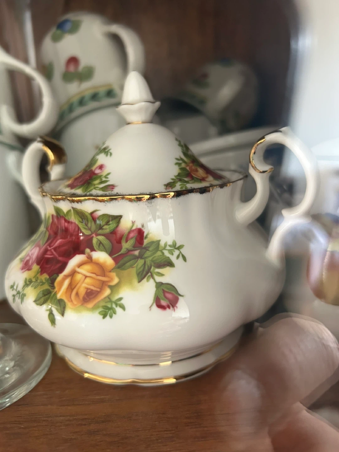 Royal Albert Old Country Roses Sugar Bowl