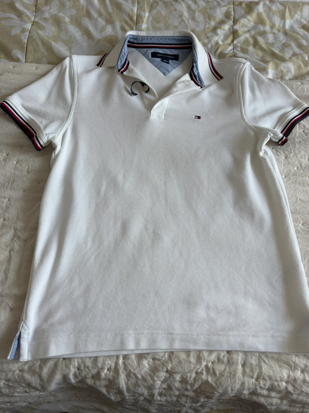 Tommy Hilfiger White Polo Shirt - XS