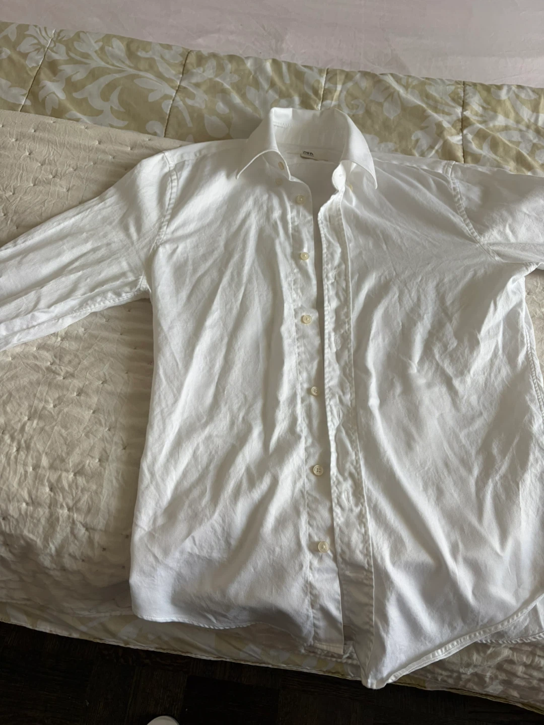 Zara White Men's Dress Shirt