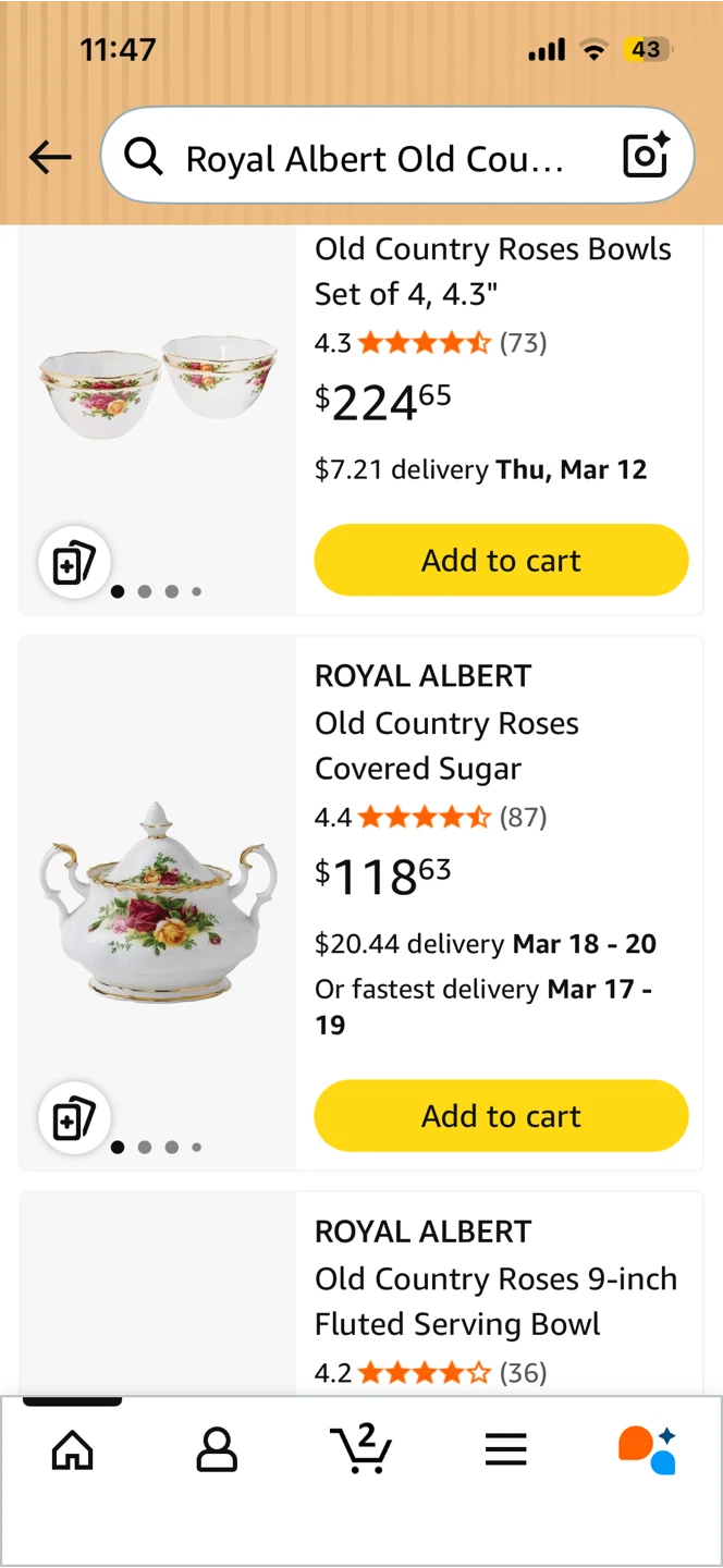 Royal Albert Old Country Roses Sugar Bowl - photo 2