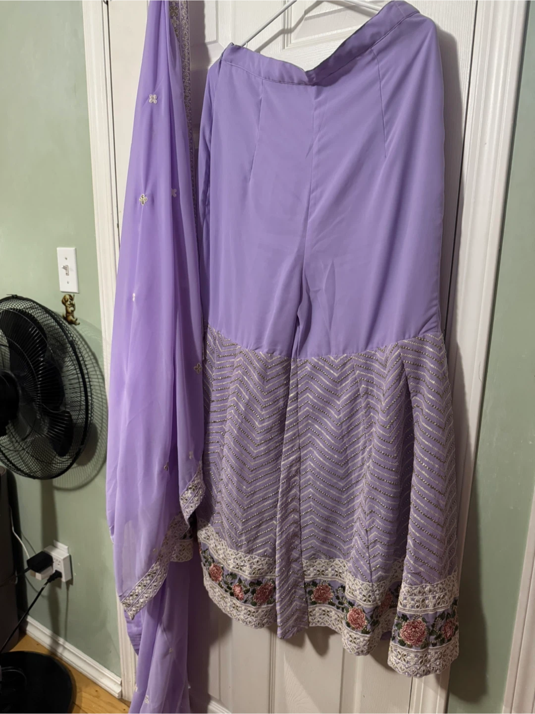 Women's Lavender Kurti and Plazo with Dupatta - photo 2