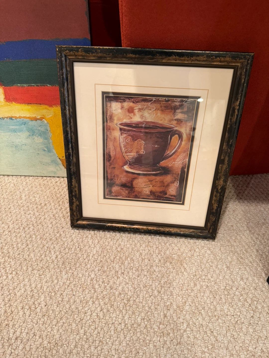 Framed Coffee Cup Art Print