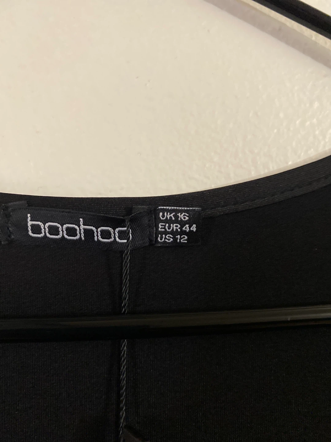 Boohoo Black Wrap Romper - US Size 12 - photo 3