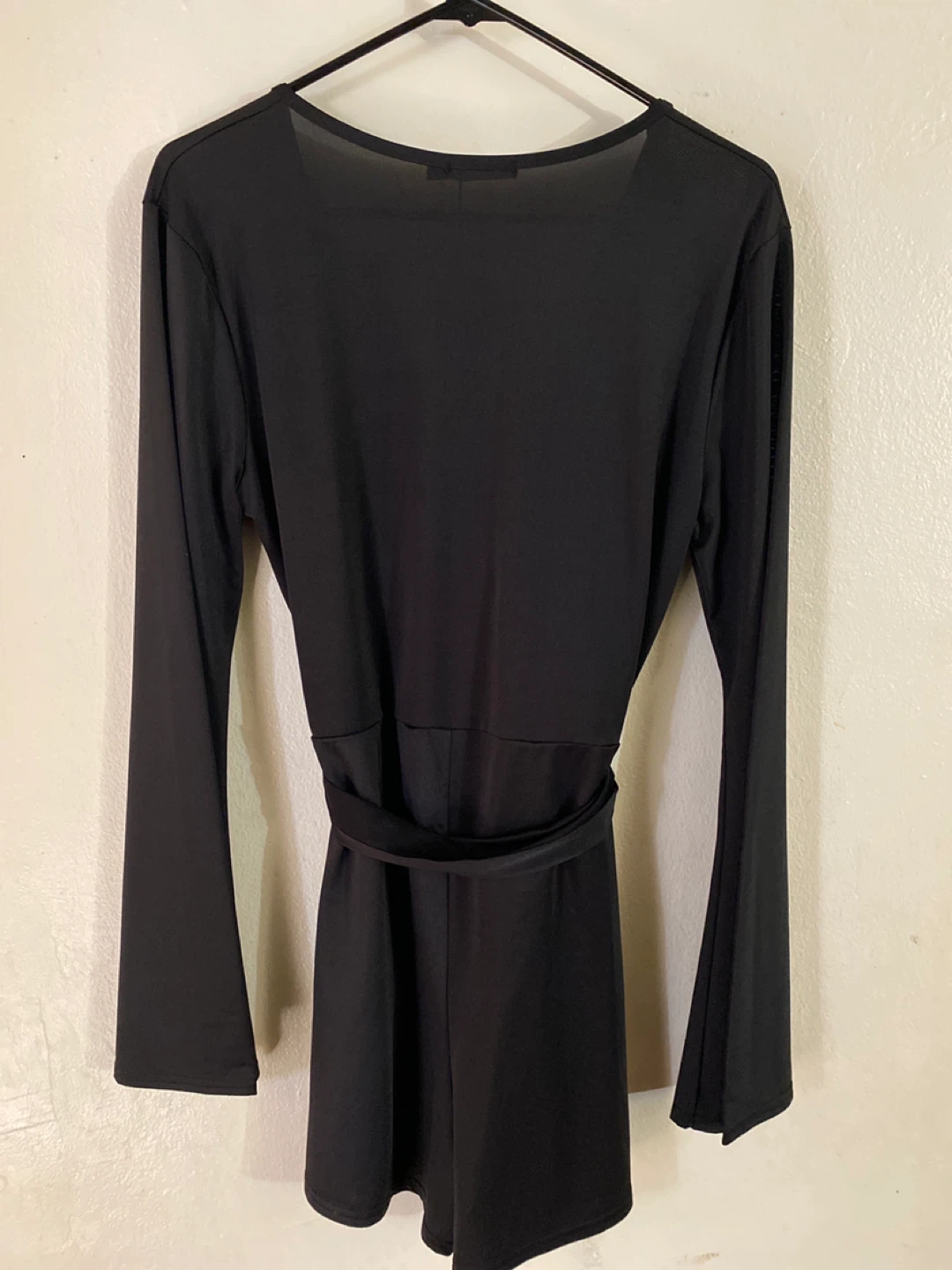 Boohoo Black Wrap Romper - US Size 12 - photo 4