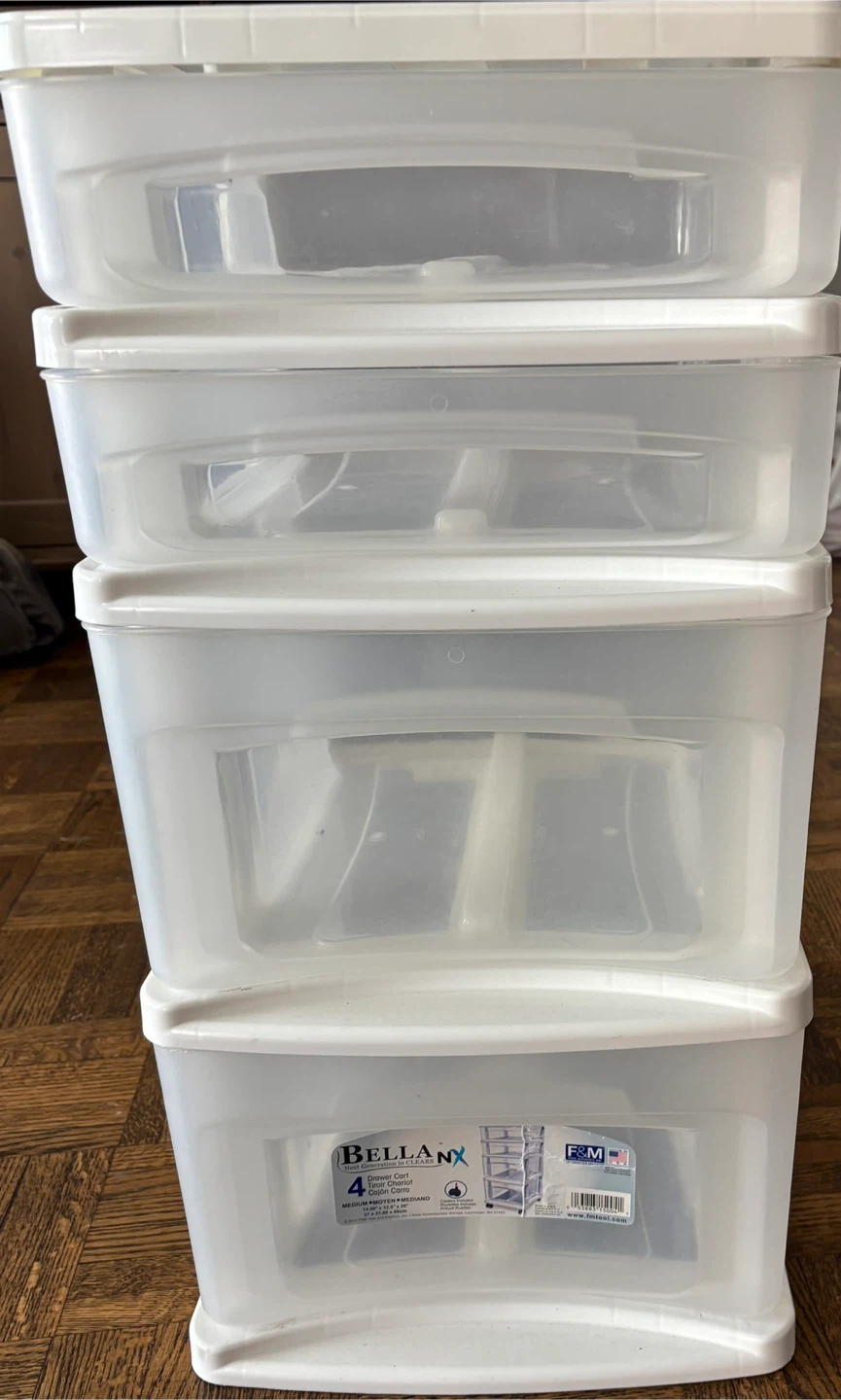 White 4-Drawer Storage Unit by Bellanx - photo 2