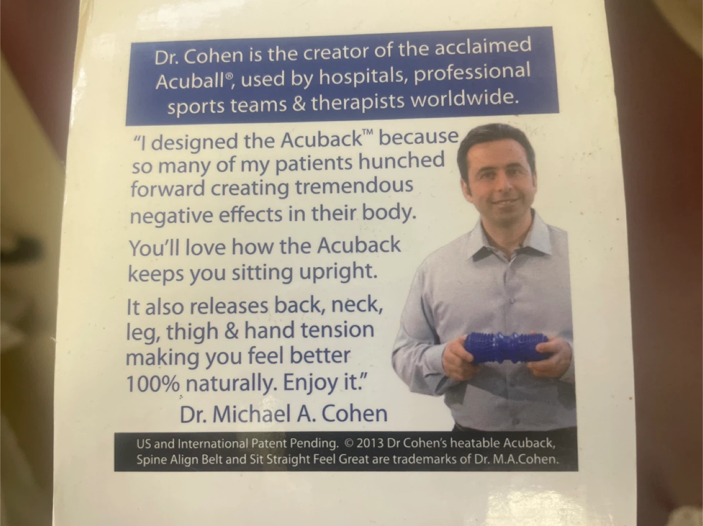 Dr. Cohen's Heatable AcuBack Sit Straight. - photo 4