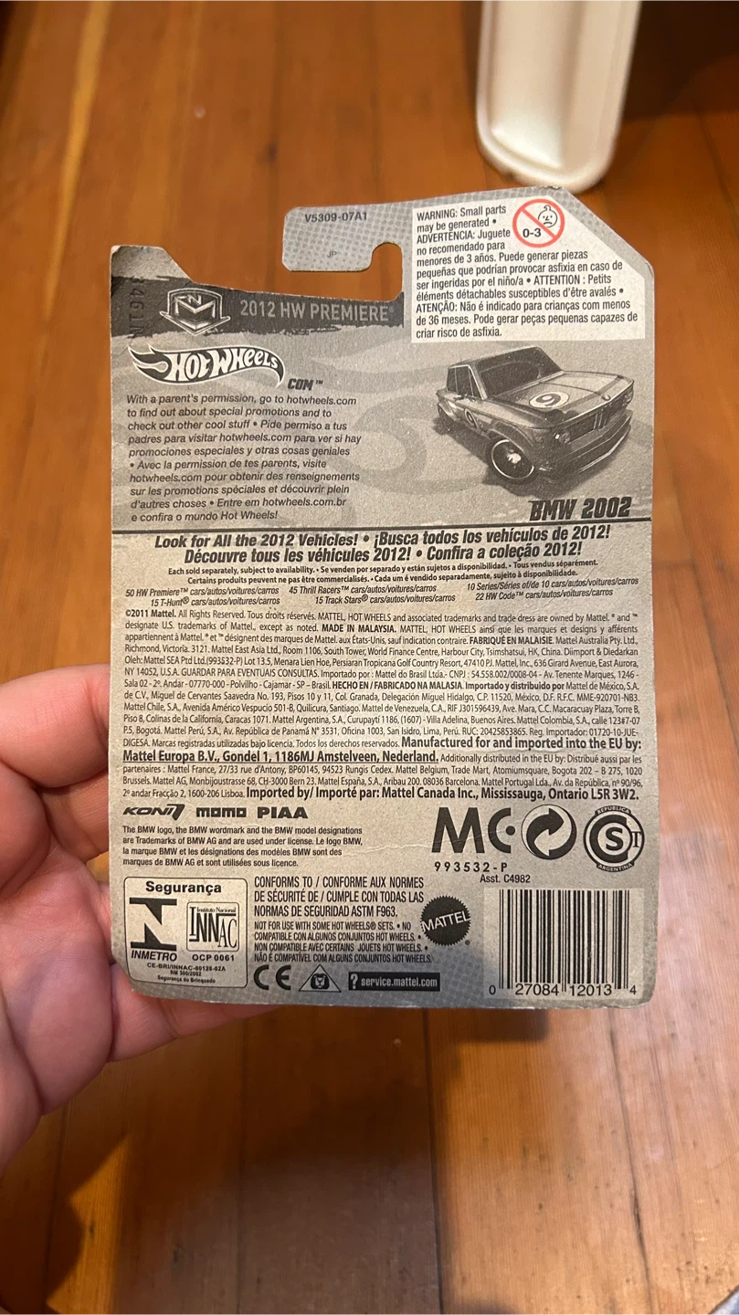 Hot Wheels BMW 2002 2012 HW Premiere Orange - photo 3