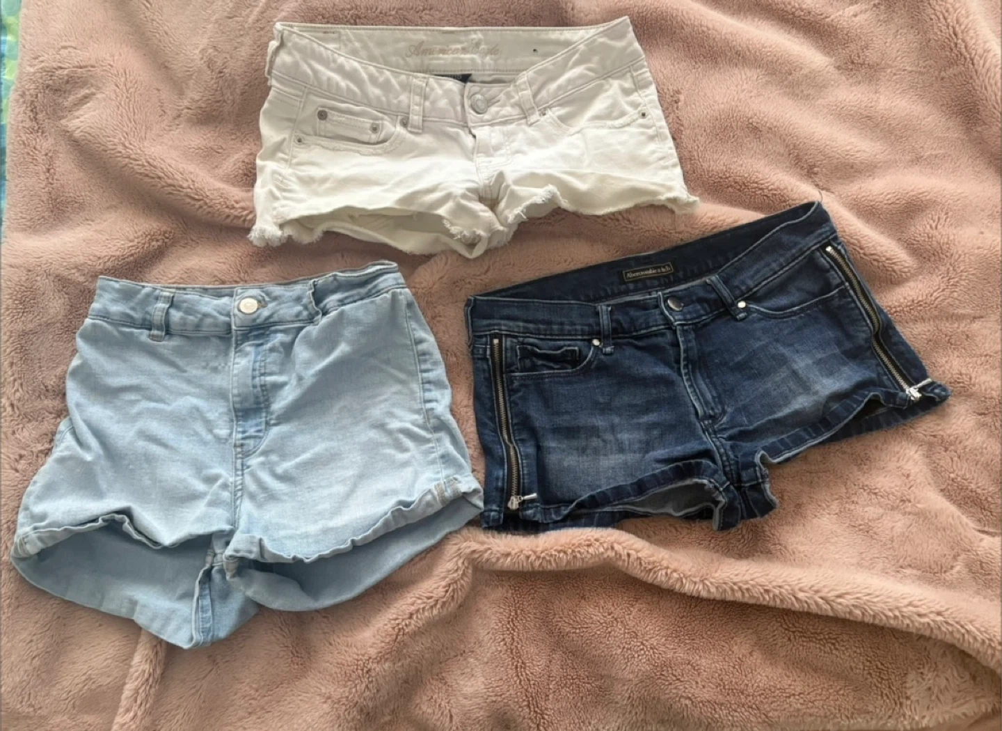American Eagle, H&M and Abercrombie & Fitch shorts ($2 each)
