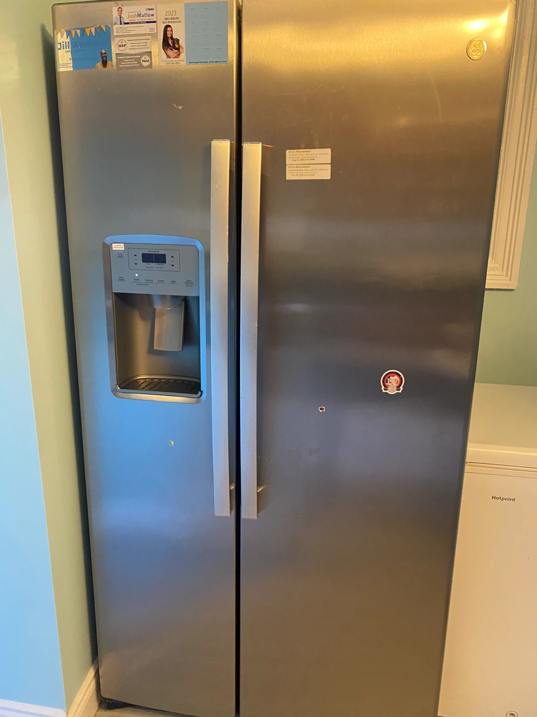 GE Stainless Steel Side-by-Side Refrigerator
